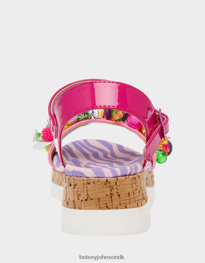 åben lyserød multi sko FT2T22164 børn Betsey Johnson