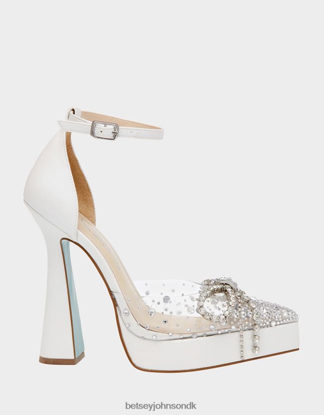 cher hvid sko FT2T2283 Kvinder Betsey Johnson