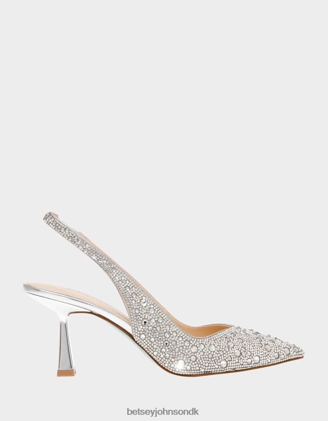 clark sølv sko FT2T2218 Kvinder Betsey Johnson