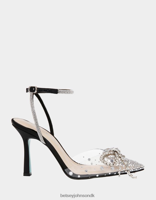 drea sort sko FT2T22119 Kvinder Betsey Johnson