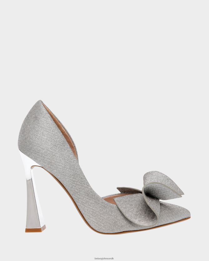 noble sølv sko FT2T2226 Kvinder Betsey Johnson