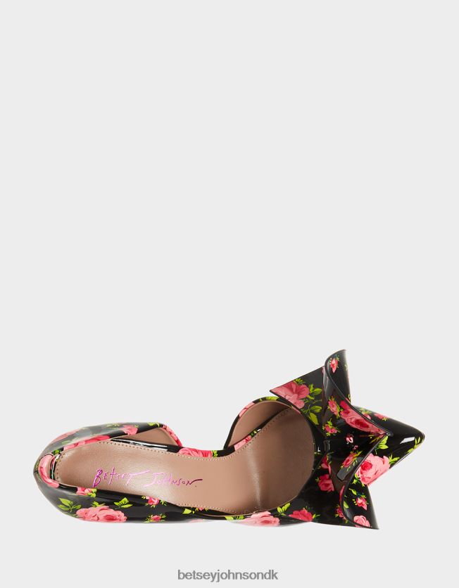 noble-s sort multi sko FT2T22124 Kvinder Betsey Johnson