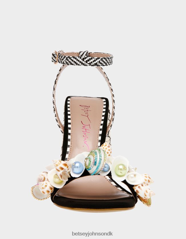 anckor sort multi sko FT2T2279 Kvinder Betsey Johnson