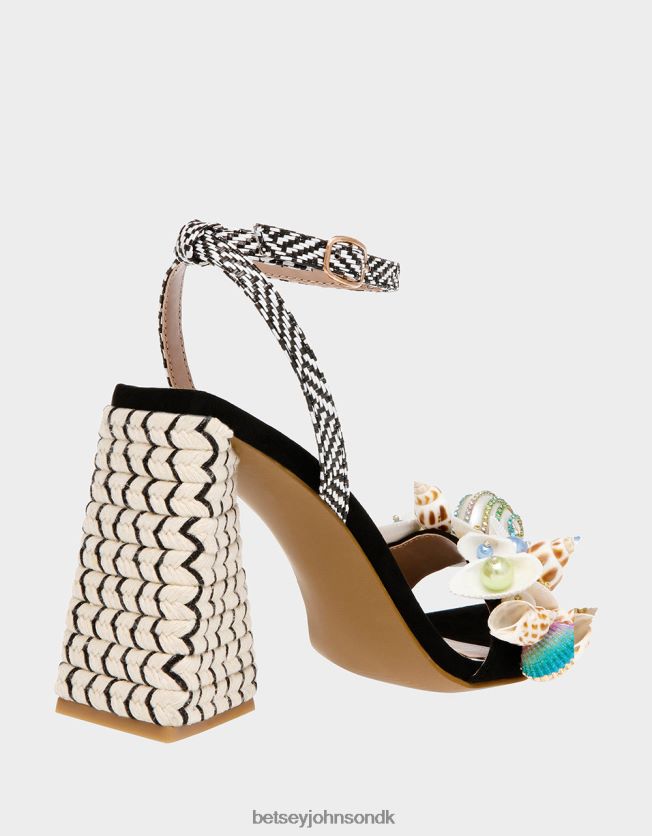 anckor sort multi sko FT2T2279 Kvinder Betsey Johnson