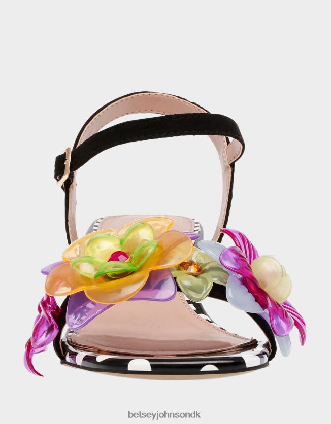 dottee sort multi sko FT2T2257 Kvinder Betsey Johnson