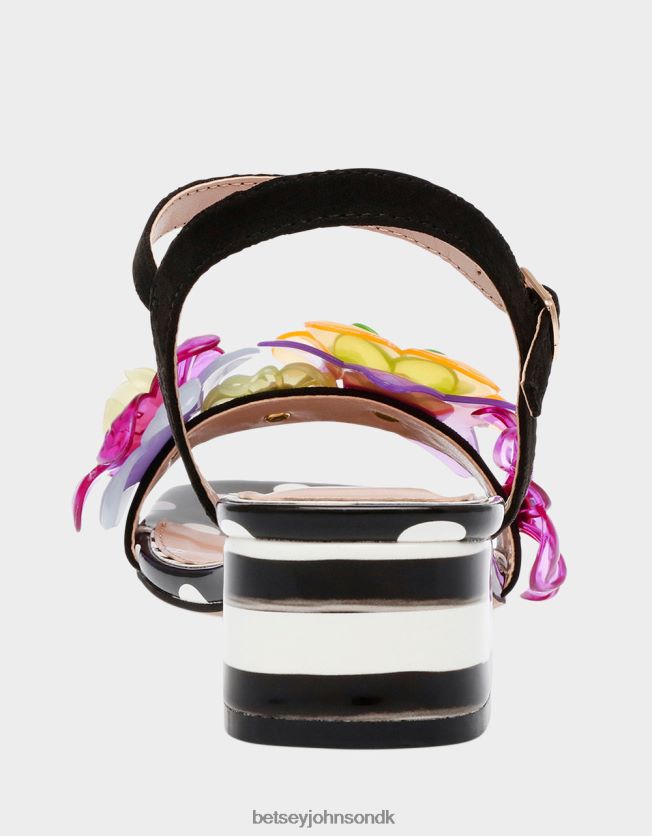 dottee sort multi sko FT2T2257 Kvinder Betsey Johnson