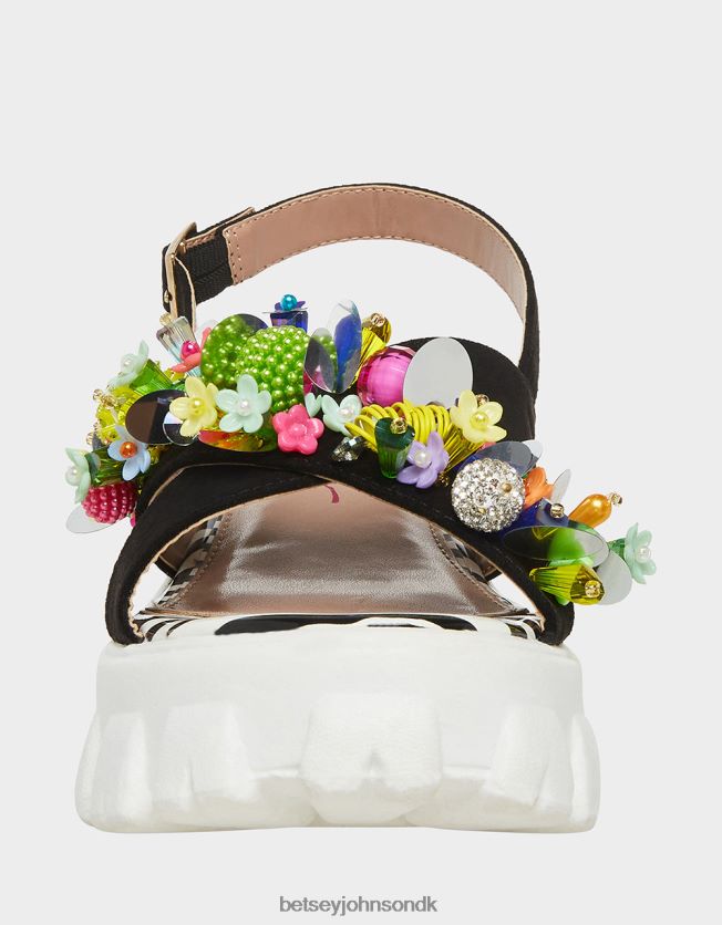 frankee sort multi sko FT2T2290 Kvinder Betsey Johnson