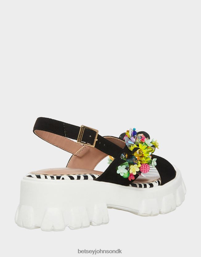 frankee sort multi sko FT2T2290 Kvinder Betsey Johnson