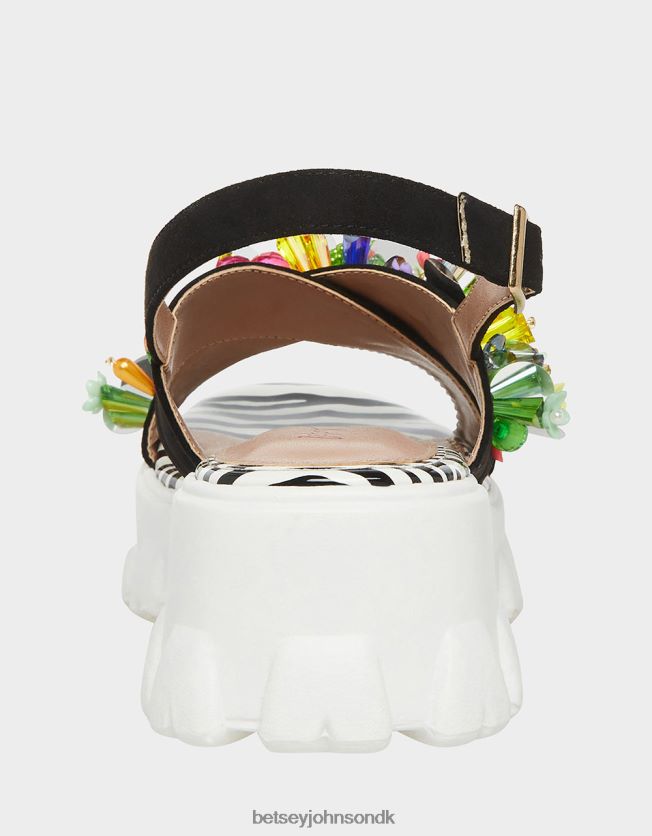 frankee sort multi sko FT2T2290 Kvinder Betsey Johnson