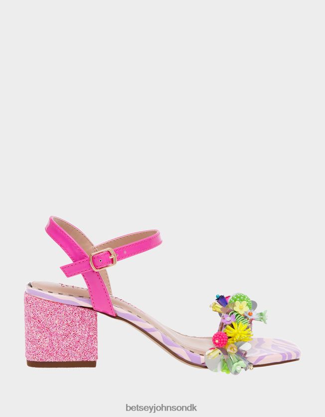 jayleene lyserød multi sko FT2T2297 Kvinder Betsey Johnson