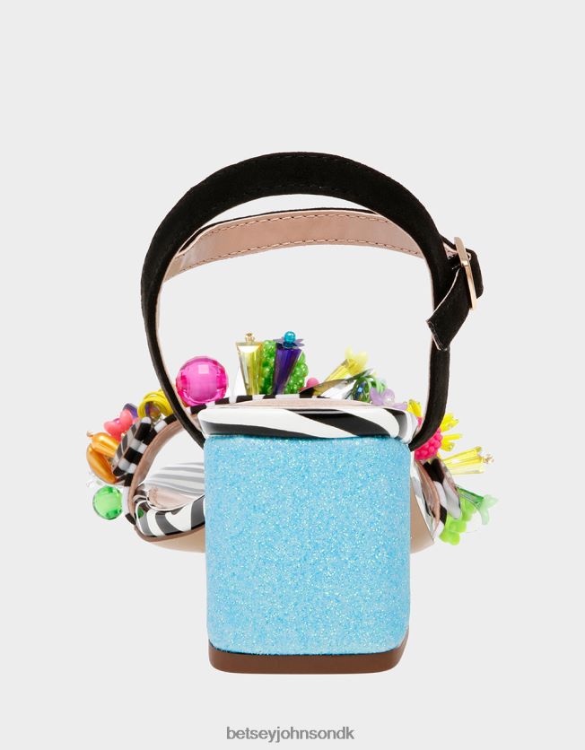 jayleene sort multi sko FT2T22106 Kvinder Betsey Johnson