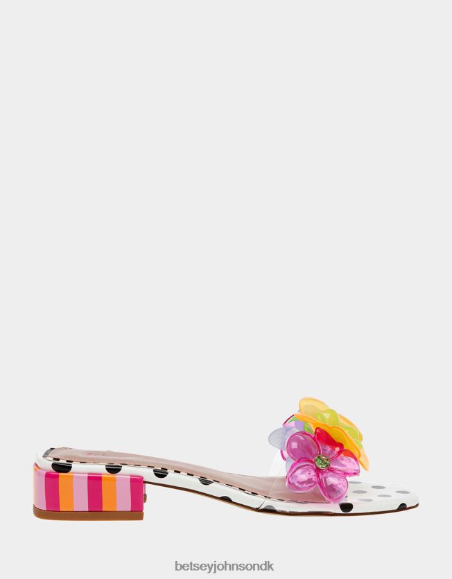 journi sort/polka/prikket sko FT2T22114 Kvinder Betsey Johnson