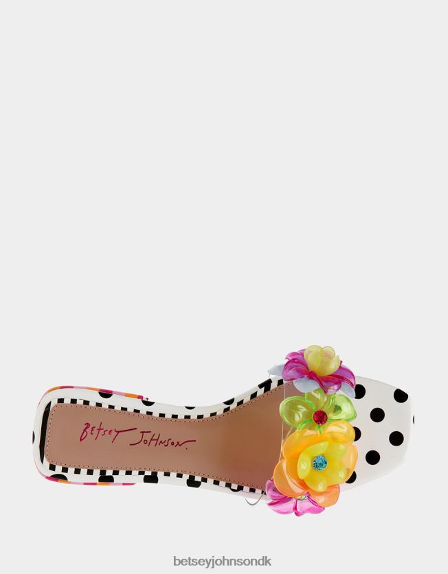 journi sort/polka/prikket sko FT2T22114 Kvinder Betsey Johnson