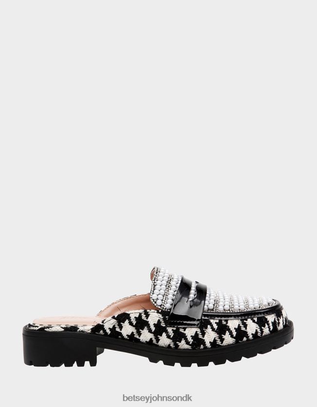 ronin sort hvid sko FT2T22177 Kvinder Betsey Johnson