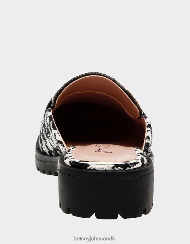 ronin sort hvid sko FT2T22177 Kvinder Betsey Johnson