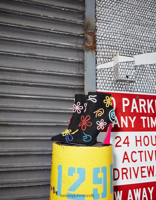 sylvia sort multi sko FT2T22145 Kvinder Betsey Johnson