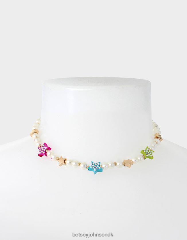 kidult kitsch perlekrave halskæde multi smykker FT2T22356 Kvinder Betsey Johnson