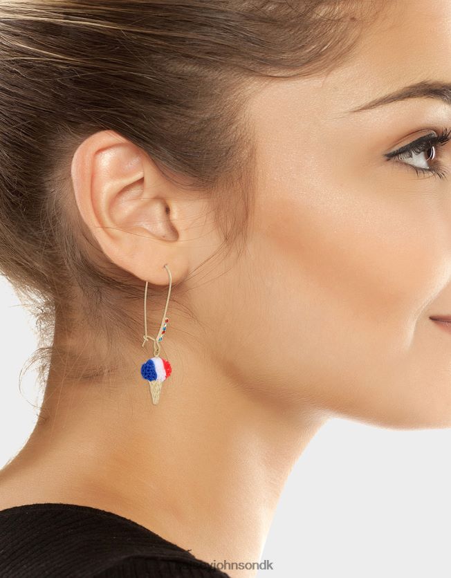 4. juli snekegle øreringe rød/hvid/blå smykker FT2T22328 Kvinder Betsey Johnson