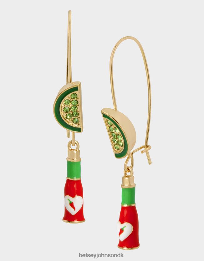 brunch hot sauce øreringe rød smykker FT2T22349 Kvinder Betsey Johnson