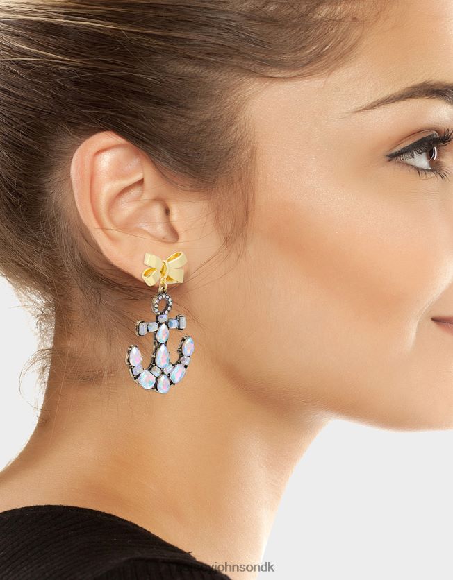 fartpilot anker drop øreringe krystal smykker FT2T22313 Kvinder Betsey Johnson