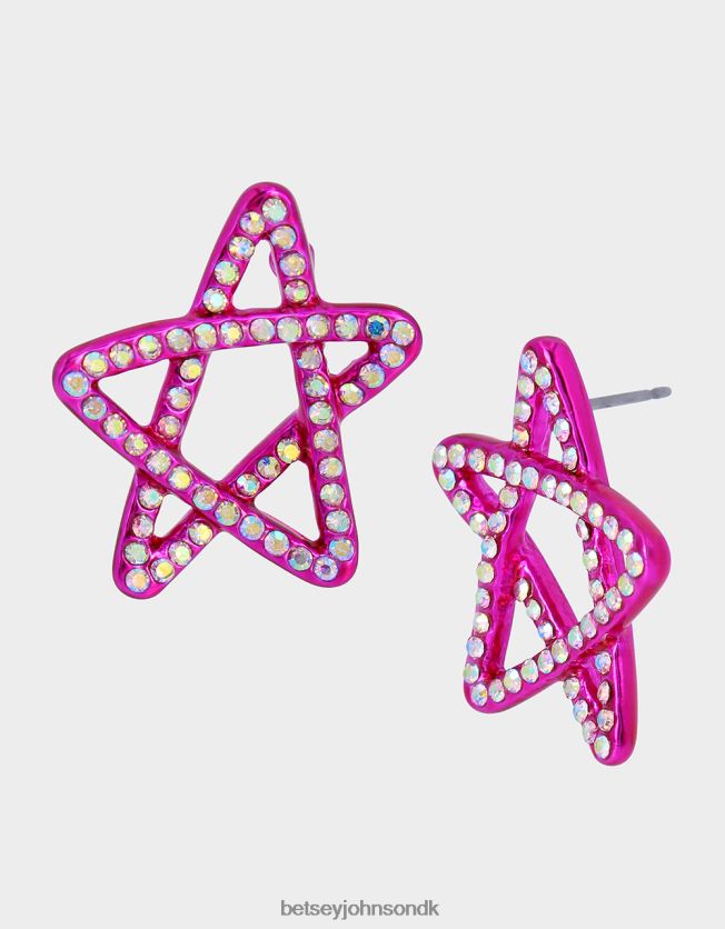 kidult kitsch stjernenitter lyserød smykker FT2T22354 Kvinder Betsey Johnson