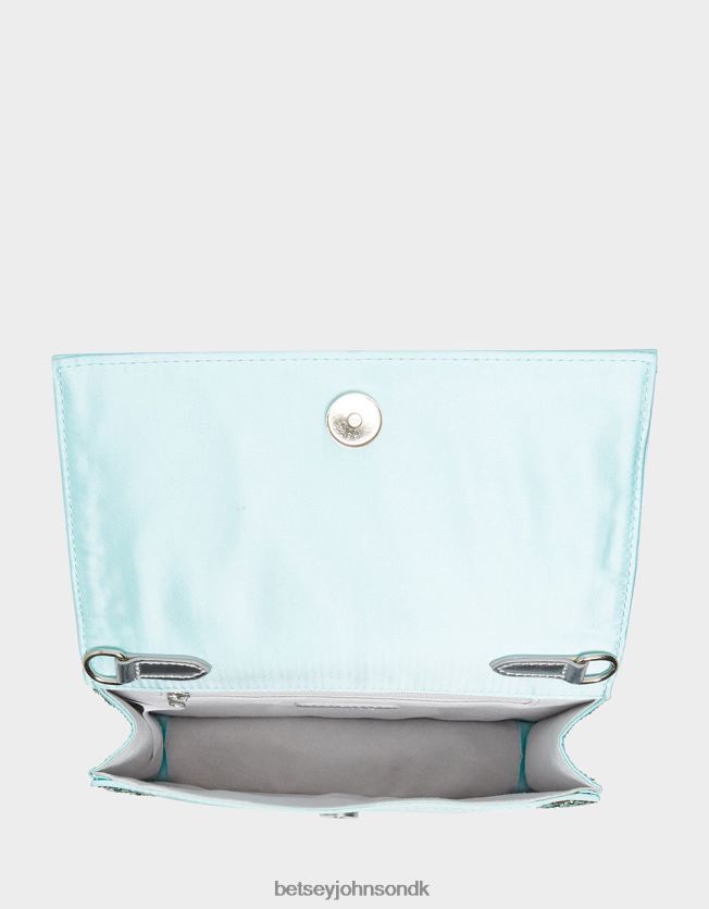 blomstret rhinsten flap taske mintgrøn tilbehør FT2T22224 Kvinder Betsey Johnson