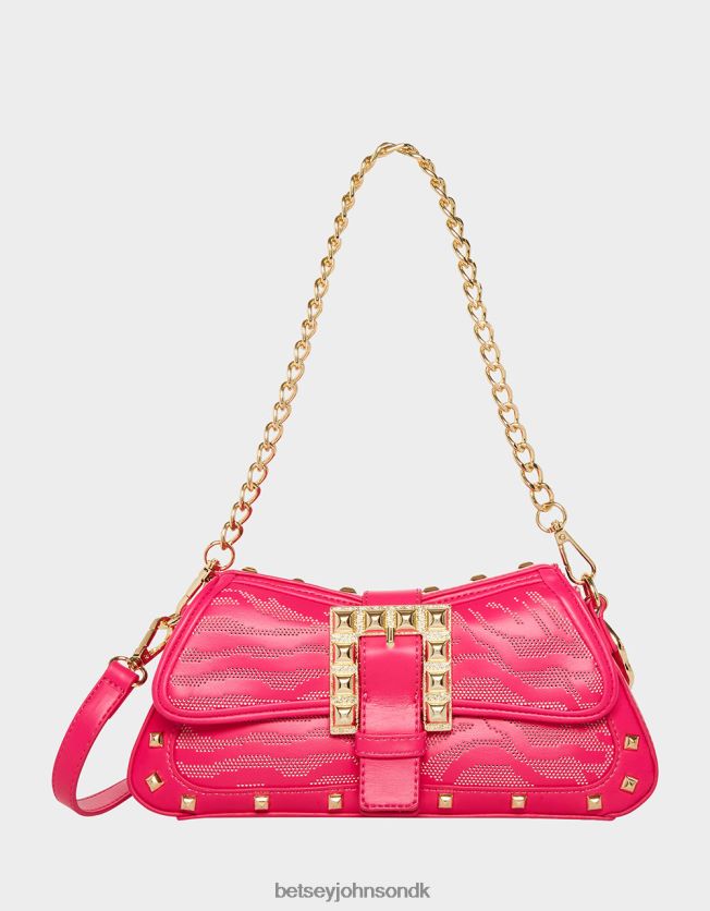 easy there tiger crossbody taske lyserød tilbehør FT2T22261 Kvinder Betsey Johnson