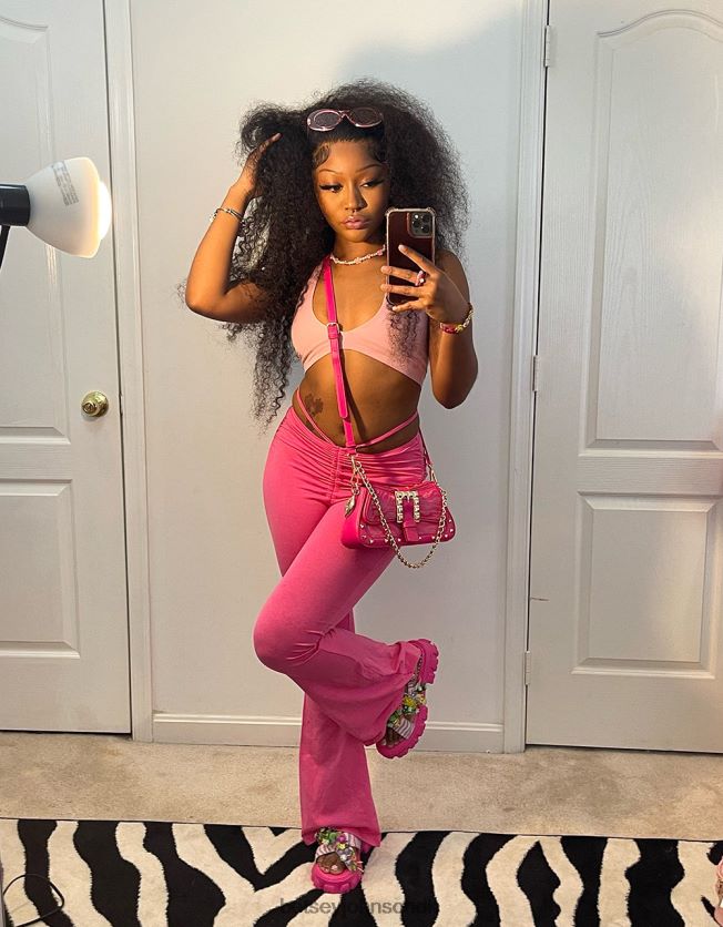 easy there tiger crossbody taske lyserød tilbehør FT2T22261 Kvinder Betsey Johnson