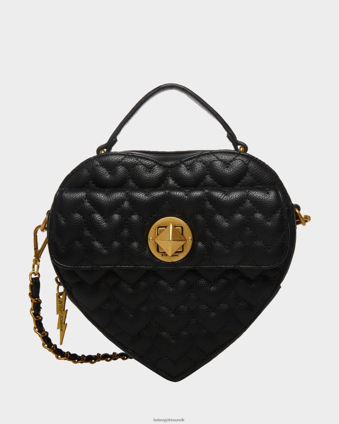 åh mit hjerte crossbody sort tilbehør FT2T22257 Kvinder Betsey Johnson