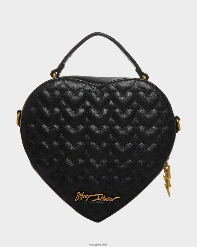 åh mit hjerte crossbody sort tilbehør FT2T22257 Kvinder Betsey Johnson