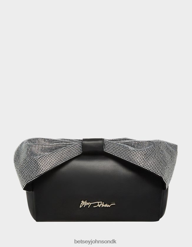 hele bling bue håndtag taske sort tilbehør FT2T22237 Kvinder Betsey Johnson