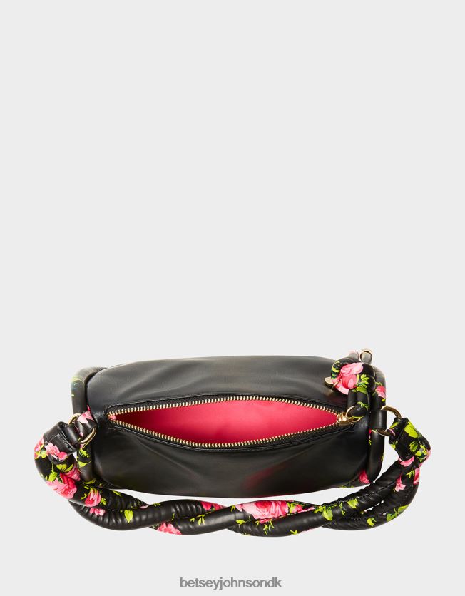 ikke få det snoet skuldertaske sort tilbehør FT2T22260 Kvinder Betsey Johnson