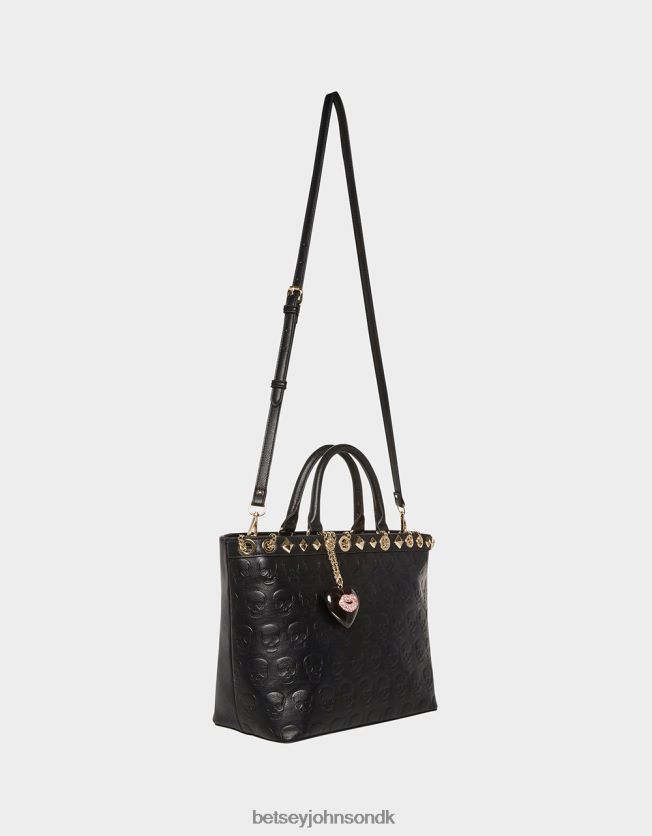 ingen hjerneskalle tote sort tilbehør FT2T22246 Kvinder Betsey Johnson