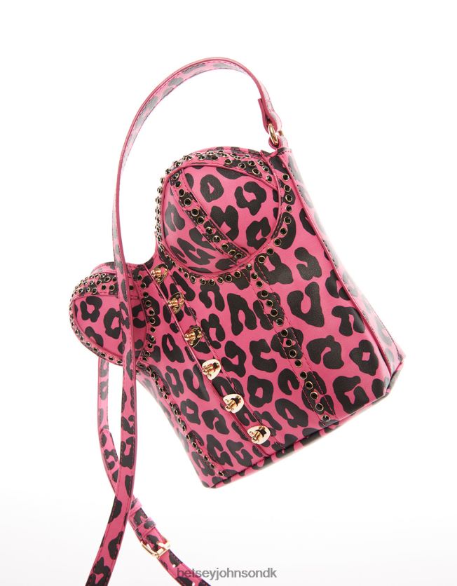 kitsch af korsetter elsker crossbody sort/pink tilbehør FT2T22219 Kvinder Betsey Johnson