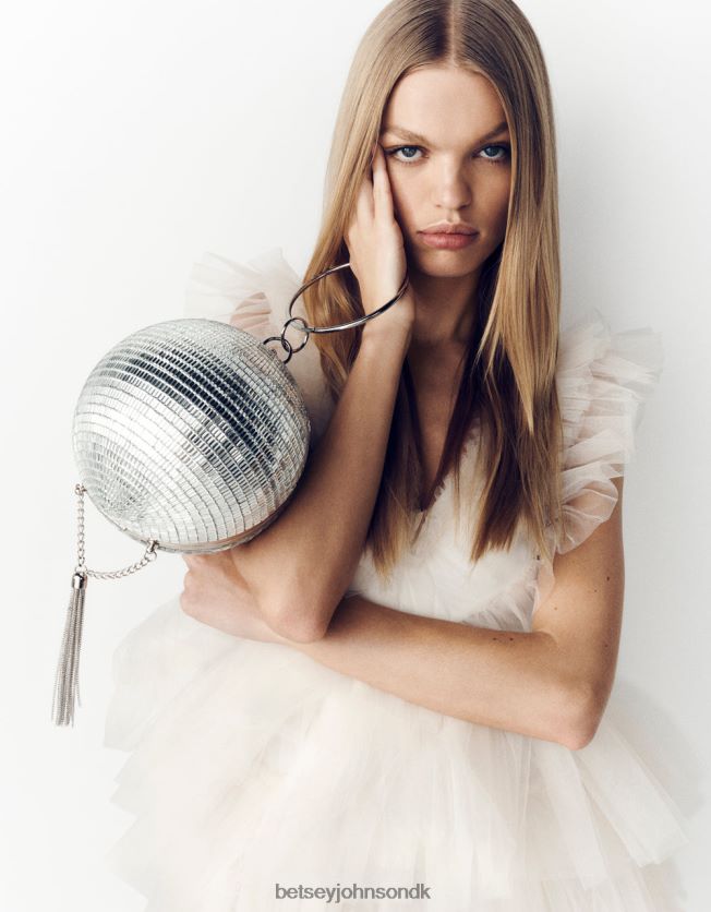 kitsch dansende dronning crossbody sølv tilbehør FT2T22210 Kvinder Betsey Johnson