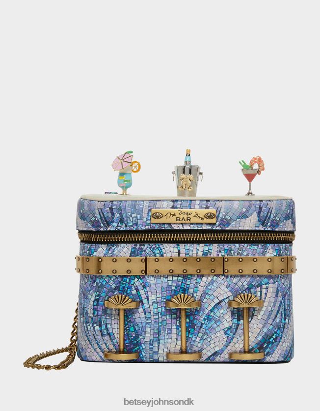 kitsch drink som en fish dive bar crossbody multi tilbehør FT2T22203 Kvinder Betsey Johnson