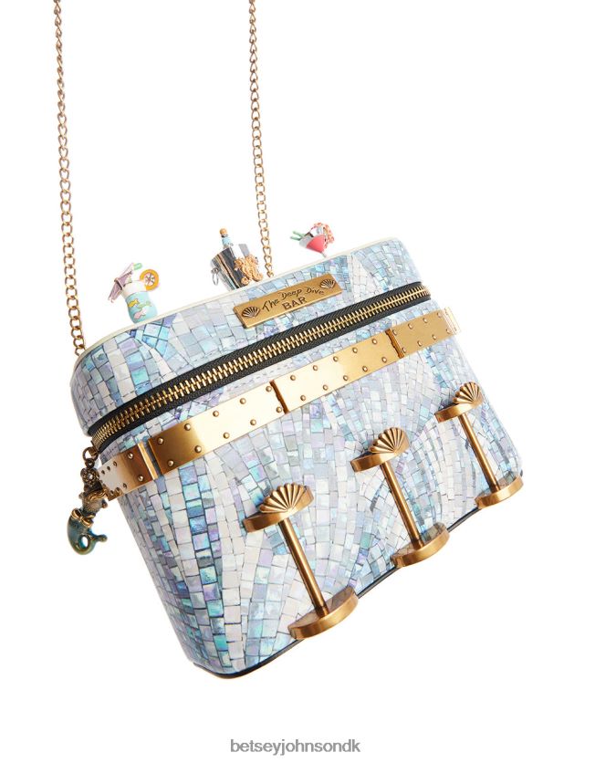 kitsch drink som en fish dive bar crossbody multi tilbehør FT2T22203 Kvinder Betsey Johnson