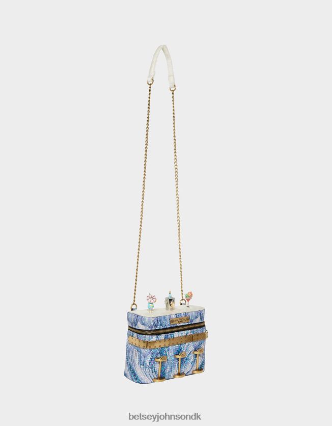 kitsch drink som en fish dive bar crossbody multi tilbehør FT2T22203 Kvinder Betsey Johnson