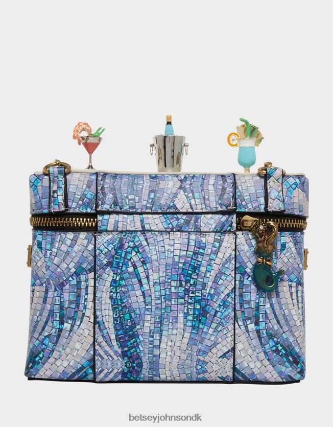 kitsch drink som en fish dive bar crossbody multi tilbehør FT2T22203 Kvinder Betsey Johnson