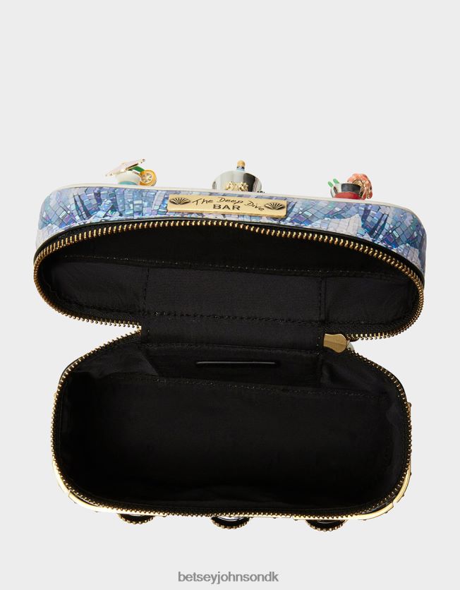 kitsch drink som en fish dive bar crossbody multi tilbehør FT2T22203 Kvinder Betsey Johnson