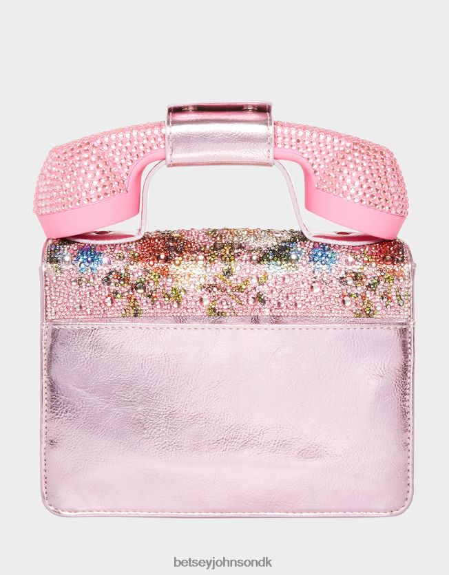 kitsch giv mig en ringetelefontaske lyserød tilbehør FT2T22208 Kvinder Betsey Johnson