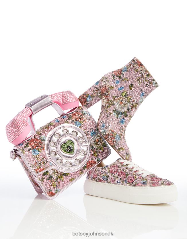 kitsch giv mig en ringetelefontaske lyserød tilbehør FT2T22208 Kvinder Betsey Johnson