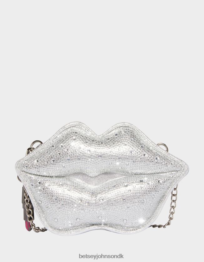 kitsch læse mine læber crossbody sølv tilbehør FT2T22213 Kvinder Betsey Johnson