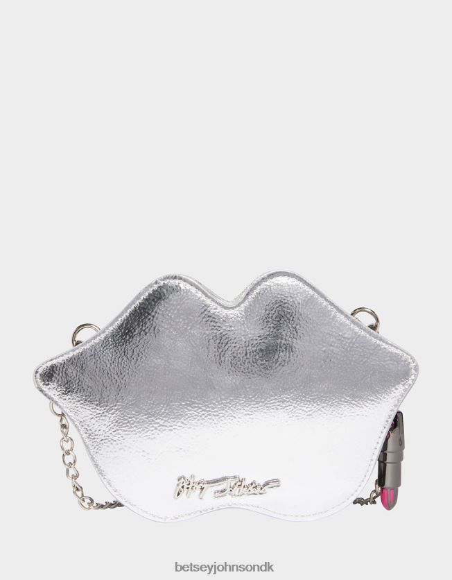 kitsch læse mine læber crossbody sølv tilbehør FT2T22213 Kvinder Betsey Johnson