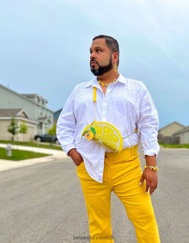 kitsch rynker crossbody gul tilbehør FT2T22209 Kvinder Betsey Johnson