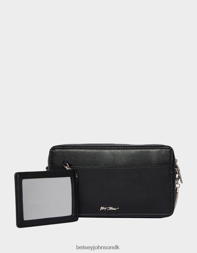 kitsch være venlig tilbagespole vhs crossbody sort tilbehør FT2T22223 Kvinder Betsey Johnson