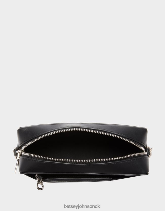 kitsch være venlig tilbagespole vhs crossbody sort tilbehør FT2T22223 Kvinder Betsey Johnson