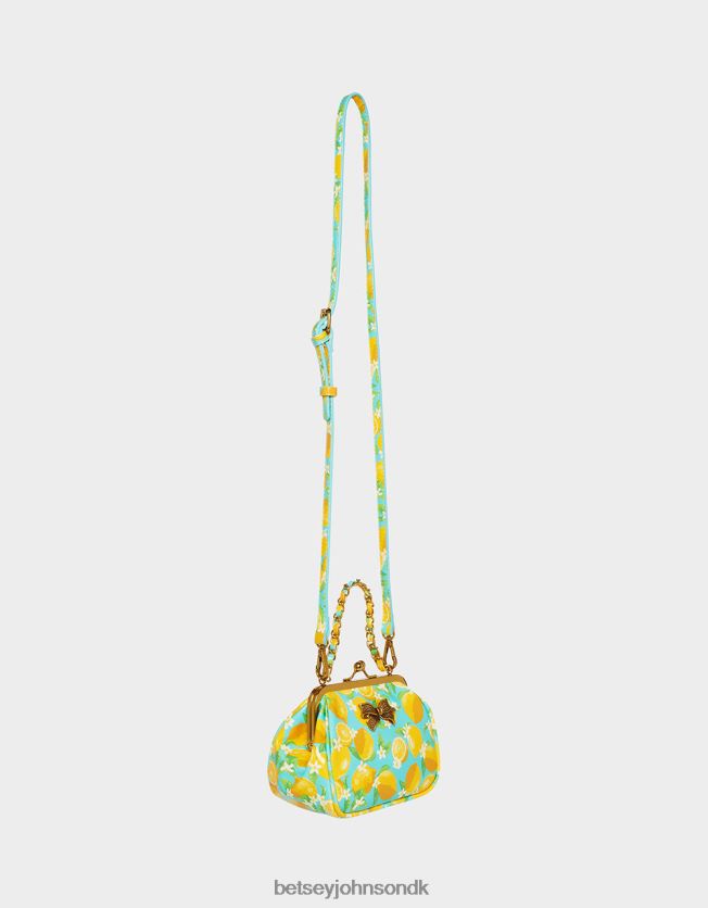 lil\' nugget kiss lock taske citron tilbehør FT2T22244 Kvinder Betsey Johnson