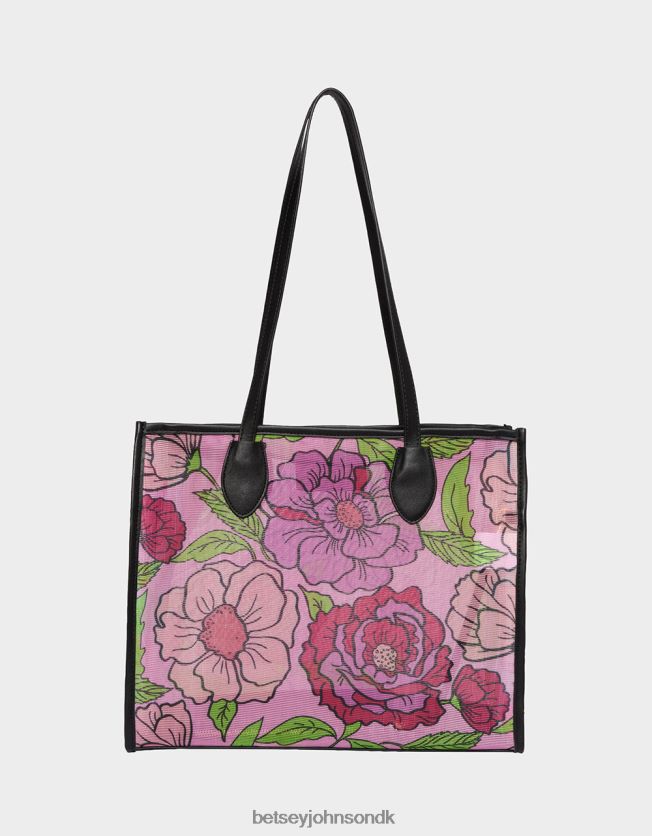 meshin omkring tote lyserød tilbehør FT2T22232 Kvinder Betsey Johnson