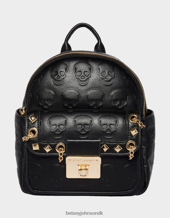 no brainer skull mini rygsæk sort tilbehør FT2T22241 Kvinder Betsey Johnson